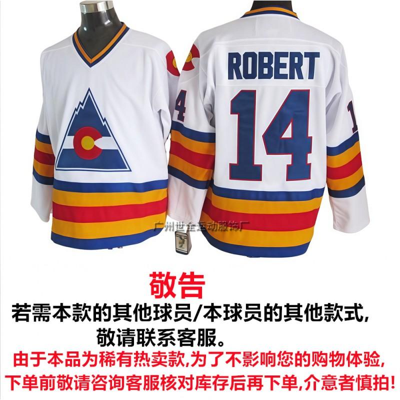 Mens NHL Retro Hockey Jersey Maple Leafs Kings Avalanche All-Star Embroidered Cotton Blend Sportswear