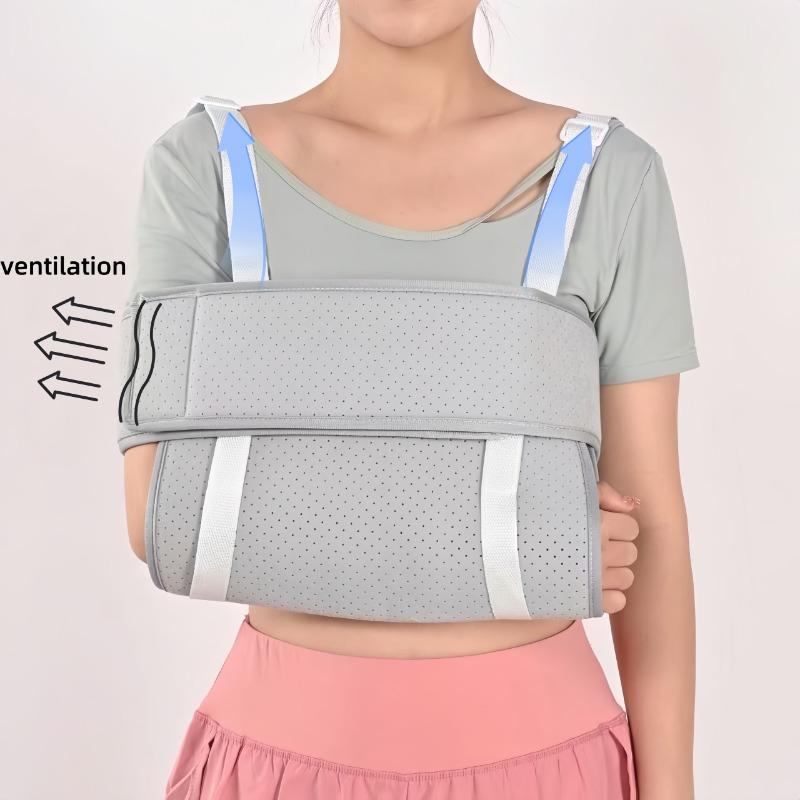 1 pièce Support de bras réglable - Convient pour la fixation et la rééducation des luxations du bras et du poignet - Conception à double bandoulière