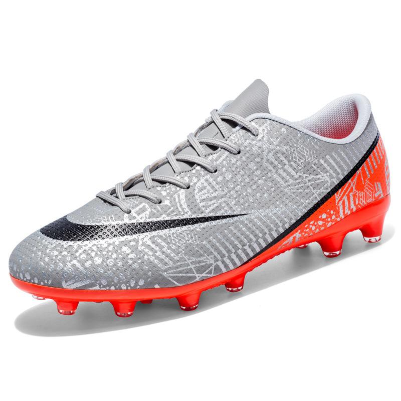 2398 High-top Football Shoes Men and Women Children Broken Nails Artificial Turf Long Nails Student Competition Training Shoes