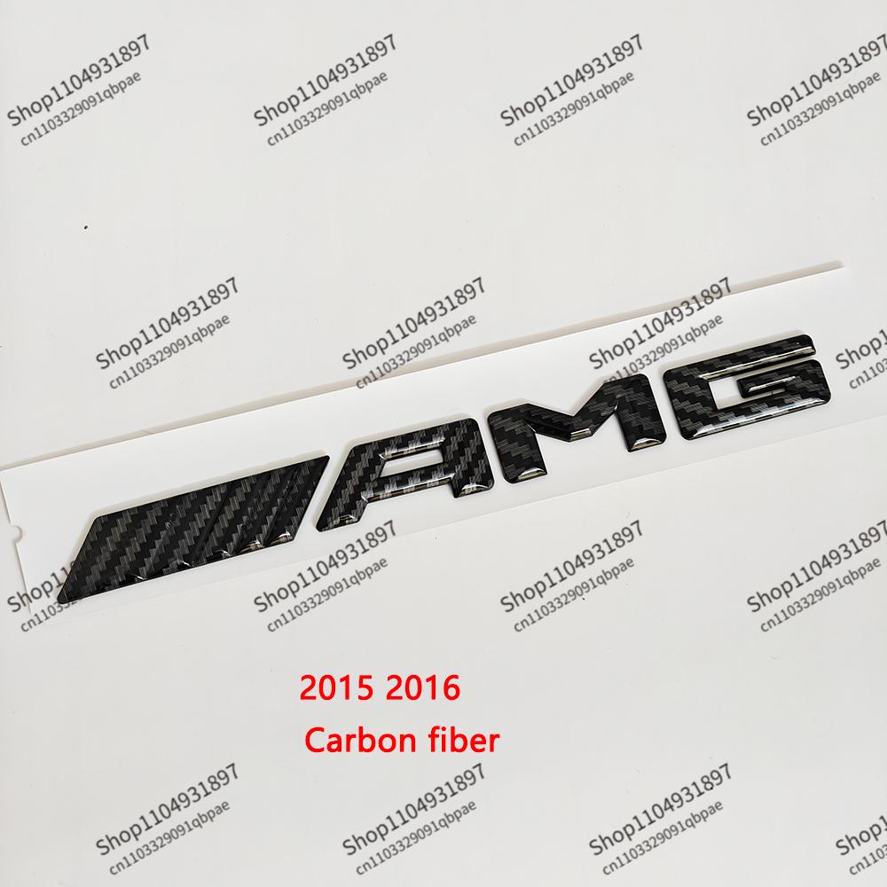 3D ABS Black Logo AMG Emblem Letters Car Trunk Badge For Mercedes Benz W204 W205 W176 W177 W212 W213 AMG Sticker Accessories