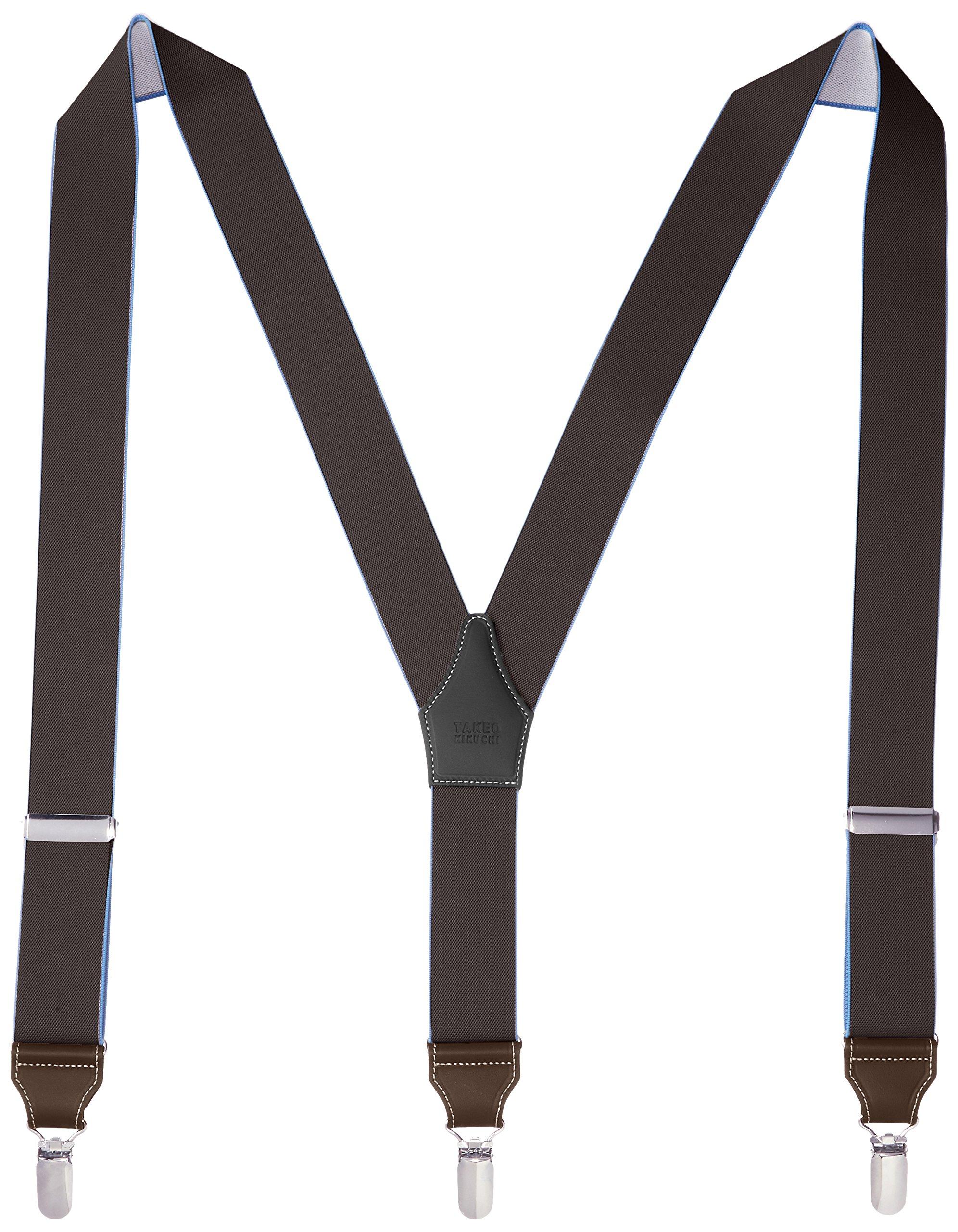 

Suspenders 308017 TKS308017 Chocolate Japan Free Size [Takeokikuchi] Men s