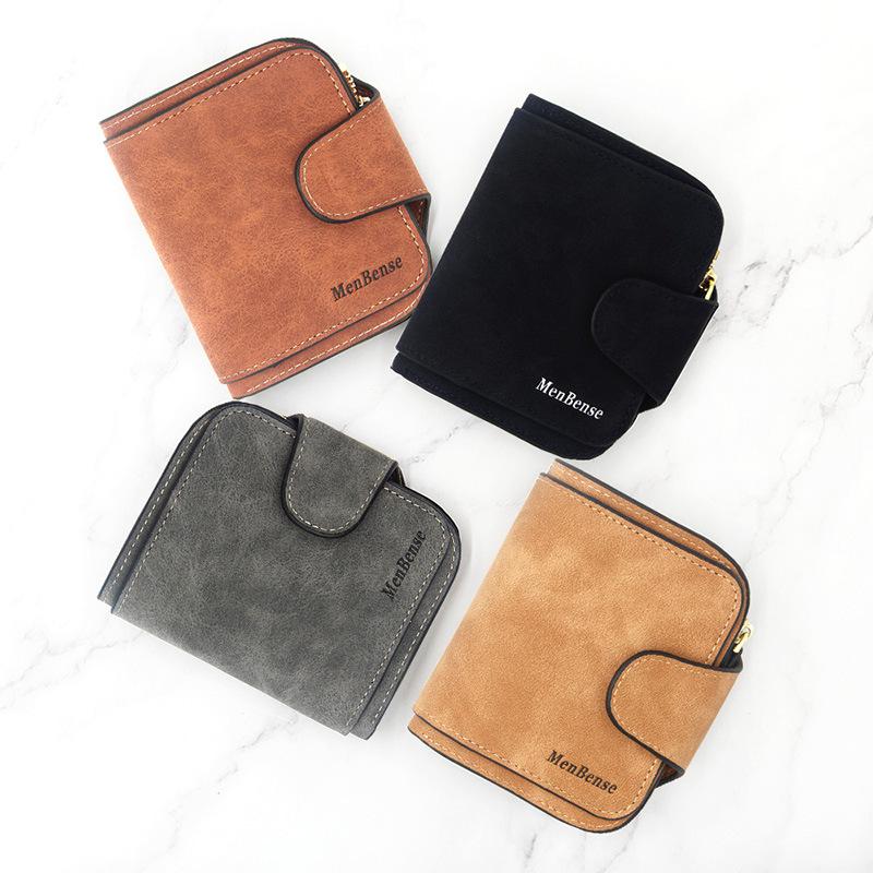 Women's Flannel Zipper Wallet - Coin Purse & ID Card Holder