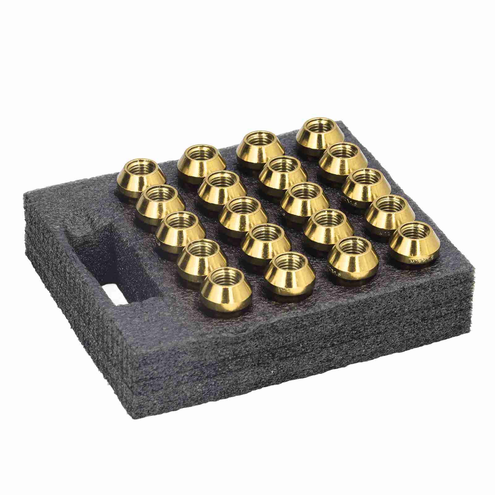 

20 шт. Гайки колесные M12x1.5 с торцевой головкой для ключа, высокая твердость, замена для Ford Focus Gold