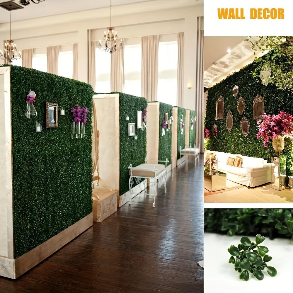 10/20pcs Plastic Artificial Boxwood Plant Wall Panels, Protection Privacy Screen