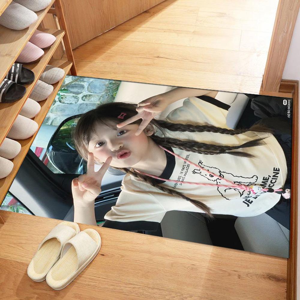 Customize Photo Customize Your Photo Carpet Suitable for Foyer Kitchen Outdoor Balcony Anti-slip Rug Anime Office Decor