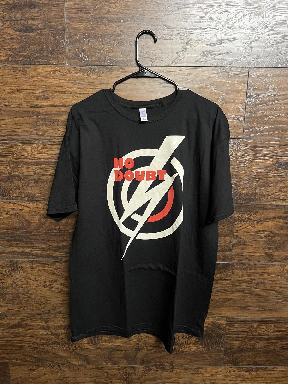 No Doubt T-shirt - Lightning Bolt No Doubt Shirt - XL M