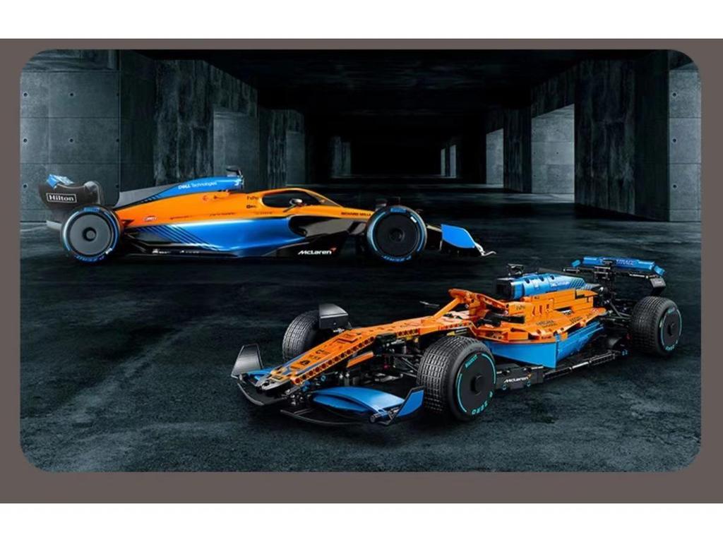 Compatible McLaren F1 Race Car 42141 - Advanced Formula Technology Building Blocks