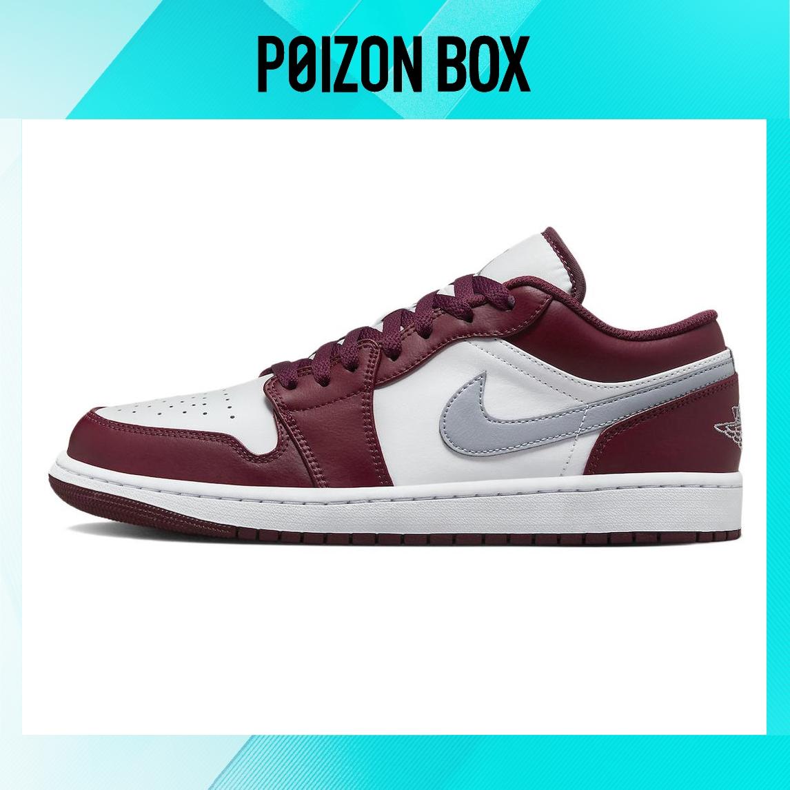 

кроссовки Jordan 1 Low White Bordeaux 553558-615