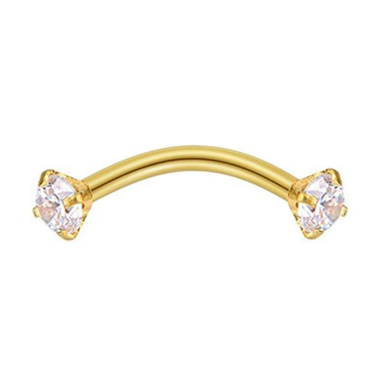 

Многофункциональная штанга для бровей с кубическим цирконием, шикарная защита от коррозии синий