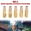 Copper Propane Welding Nozzle Tip Set - 0.5/0.6/0.7/0.8/0.9mm Replacement Parts for H01-2 Gas Welding Torch Holder Accessories