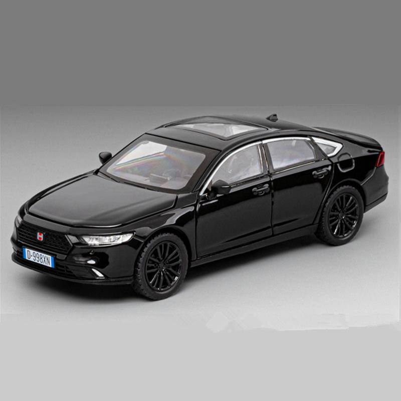 

1:32 HONDA Accord Alloy Car Model Diecast Metal Vehicles Car Model High Simulation Sound and Light Collection Childrens Toy Gift чорний
