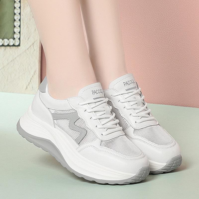 

Mesh Casual Sports Shoes For Women In Summer Soft Sole Comfortable Mesh Women S Shoes Breathable White Shoes Mother S Shoes 36