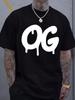 UnisexS Plus Size Vintage OG Logo Design TShirt Lightweight Short Sleeve Round Neck Breathable Casual Shirt for Plus Sizes Pe