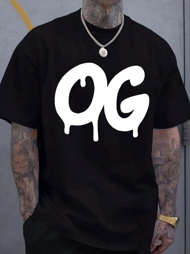 UnisexS Plus Size Vintage OG Logo Design TShirt Lightweight Short Sleeve Round Neck Breathable Casual Shirt for Plus Sizes Pe