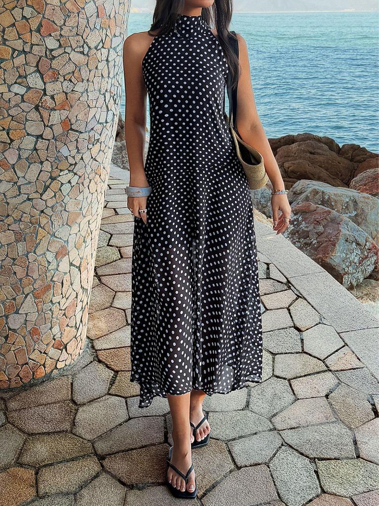 Kai Kuo European & American Polka Dot Halter Dress - Spring/Summer 2026 Collection
