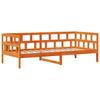 Daybed with Drawers Wax Brown 80 x 200 cm Solid Pine Wood