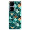 For Huawei P50 Pro Case P50 P50E Clear Fashion TPU Silicone Shockproof Phone Case for Huawei P50 Pro Case P 50 Protective P50Pro