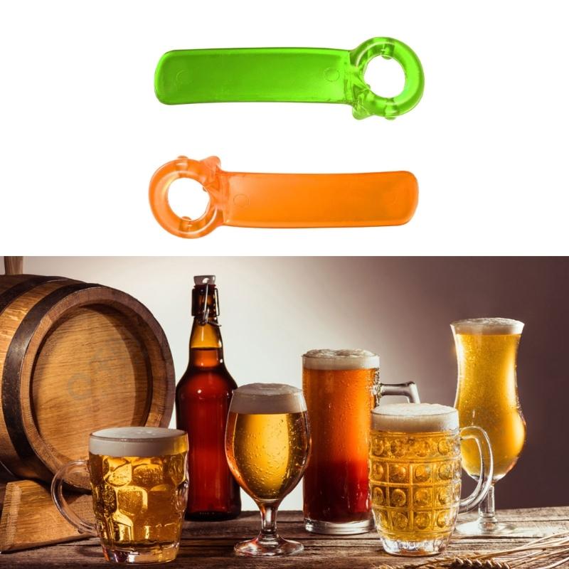 Set of 2 Multi Functional Can Opener Bottle Opener Beer Opener Jar Lid Opener ABS Material for Food Beverage Containers