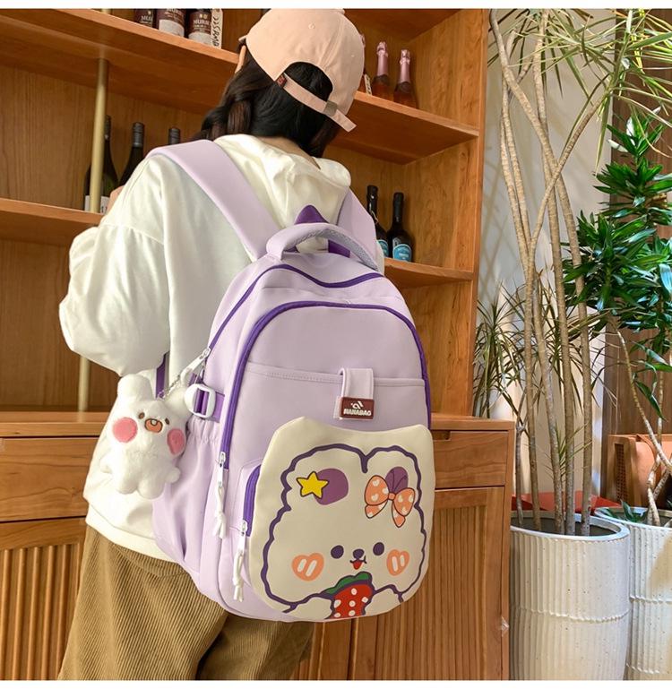 2025 Podzimní Módní Roztomilý Kreslený Školní Batoh s Velkou Kapacitou