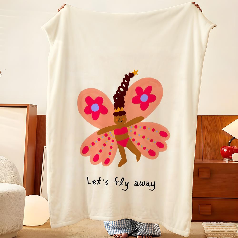 Artist C-Chayun L-Lee Throw Flannel Throw Blanket, Lightweight Cozy, Durable Washable Cute Cool