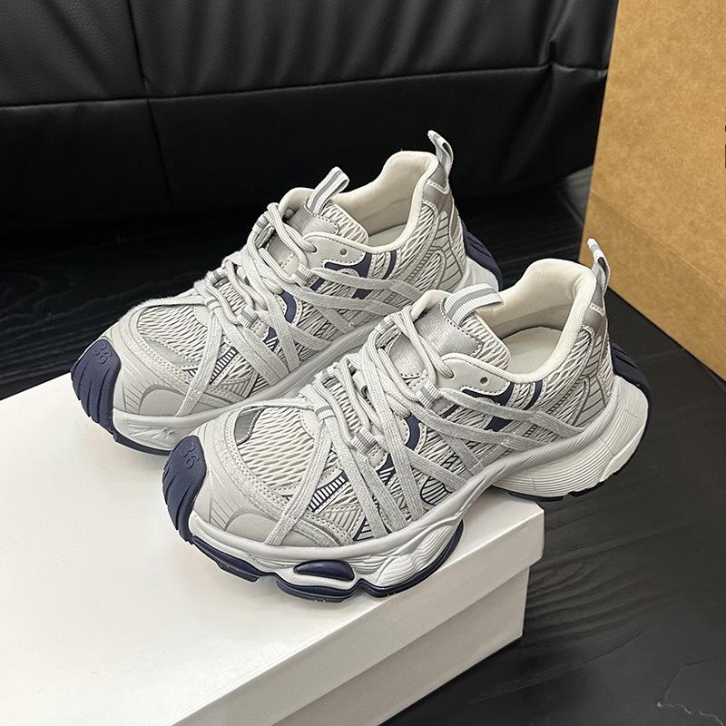 New Dad Shoes for Women Fashionable Thick-soled Sports Single Shoes