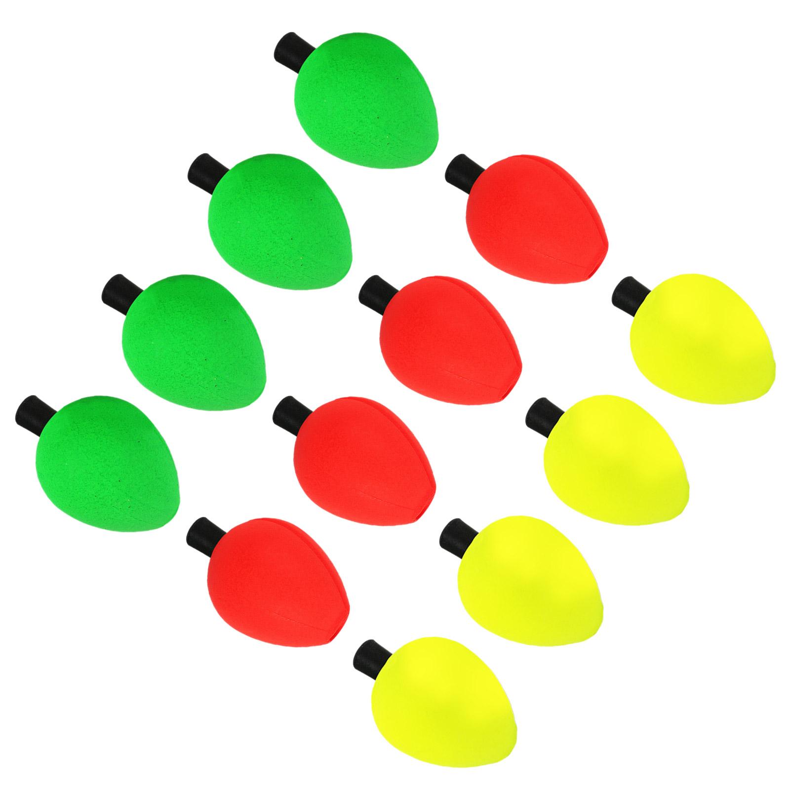 

12 шт. Индикаторы поплавка для ловли рыбы Поплавковые индикаторы для ловли форели и сома Аксессуары для рыболовных снастей 12