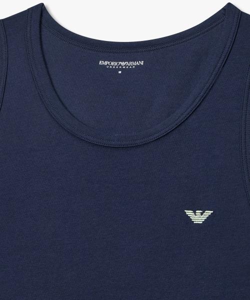 [Emporio Armani Underwear] Men's Stretch Cotton Lounge Tank Top 0816113002 [Shipped from Korea] 100% Authentic