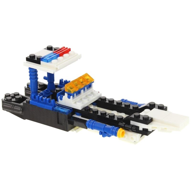 4in1 Construction Blocks Police Car Robot Plane Set of 4