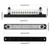 Dual Row 12 Terminal Bus Bar Kit 12 Way 150A Power Distribution Block Ground Terminal Block for Car Boat Trailer RV Wholesale