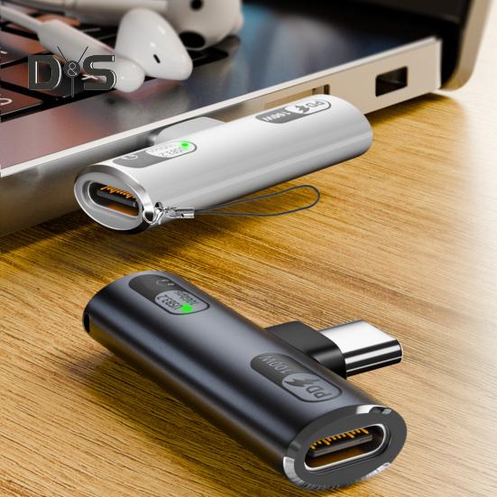 Adaptér pro sluchátka typu C PD 100W audio aux splitter pro Xiaomi 10Gbps přenos dat čip mikrofon podpora rychlého nabíjení USB adaptér pro Samsung