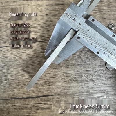 Portable Stainless Steel Multifunctional Ruler and Self-Defense Tool
