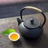 HwaGui Iron Teapot, 600ml, Induction Compatible, Direct Heat, Iron Kettle, Iron Supplement