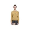 Puma Round Neck Pullover Drop Shoulder Knitted Sweatshirt Women Sweatshirt Dark-Camel 623497-85