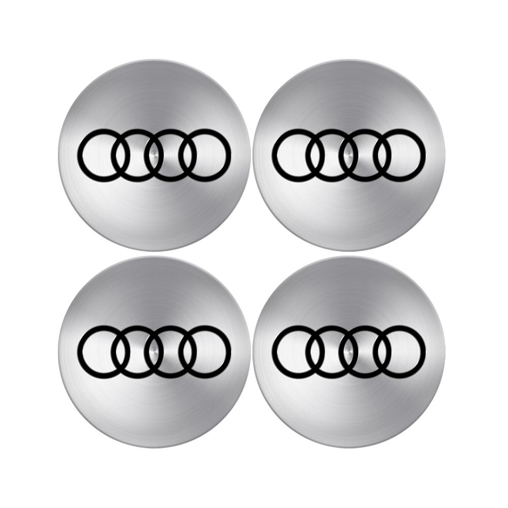 2026 Hot 56/60/63/65/68mm Car Wheel Stickers Center Hub Cap Badge Cover For Audi A3 8P 8V A6 C8 C7 A4 B7 S8 A8 D3 D4 A5 A8 Q3 Q5 RS Sline