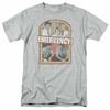 Emergency Retro Cast T Shirt Mens Licensed Classic TV Sport Grey Unisex T-Shirt