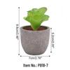 Indoor Retro Succulent Bonsai Fake Flower Ornament for Home and Living Room Décor
