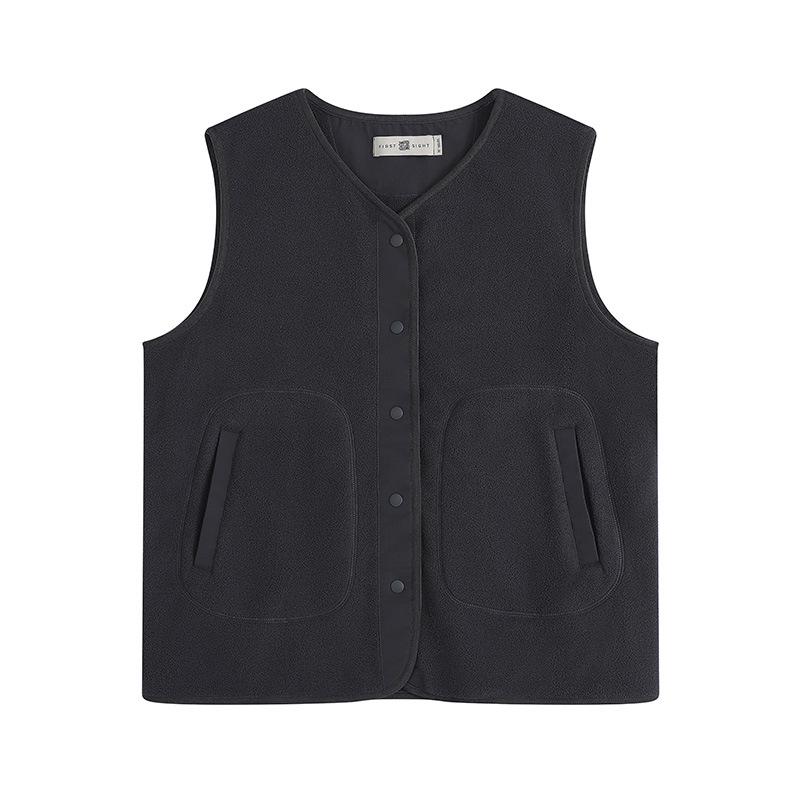 Autumn/Winter Fleece Windproof Vest: Warm Outdoor Windbreaker Cardigan