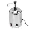 Hot Nacho Cheese Warmer with Pump Stainless Steel Temperature Adjustment 360 Degree Rotation