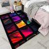 3D Colorful Lattice Pattern Carpet for Living Room Bedroom Bedside Floor Mat Sofa Table Area Rugs Home Decor Luxury Gift