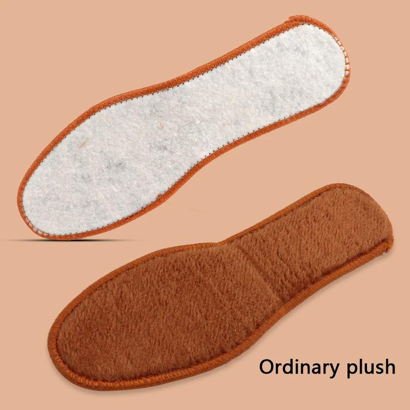 Winter Warm Insole for Shoes Sneakers Boots Shoe Sole Thermal Inserts Thicken Plush Insoles Men Women Heating Shoe Pads 1Pair