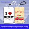 Mayday Concert ID Card Holder with Lanyard – Perfect for Student Cards, Campus IDs, Bus Cards, and More