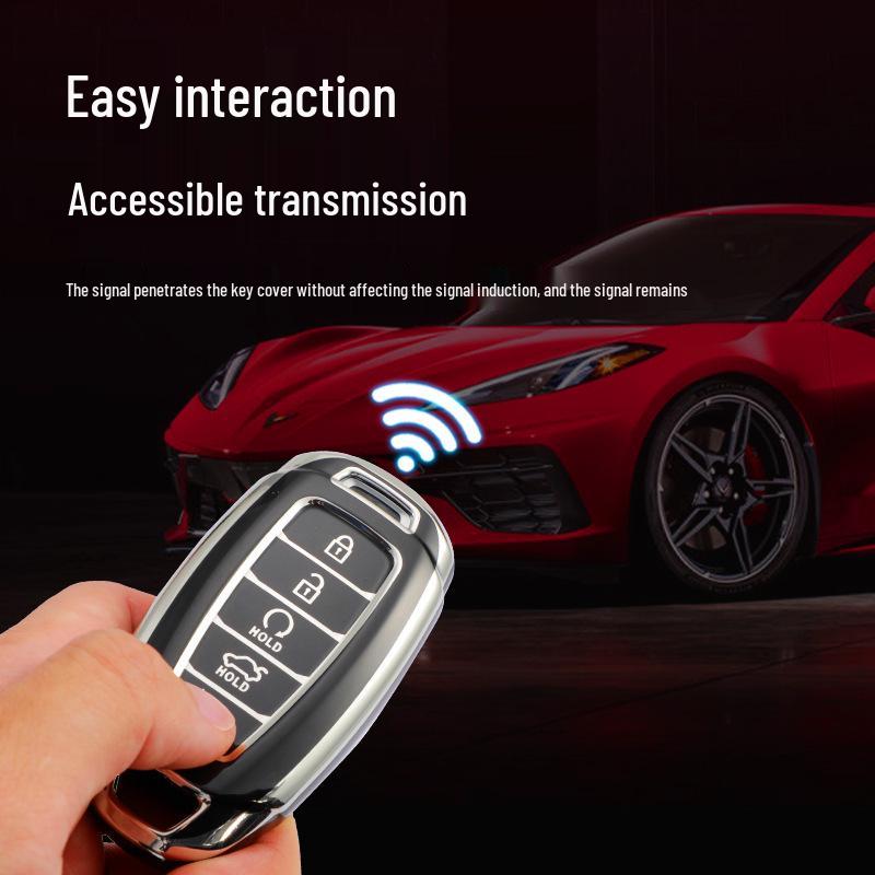 Hyundai Tucson 5-Button Key Cover for ix35, ix25, Festa Models