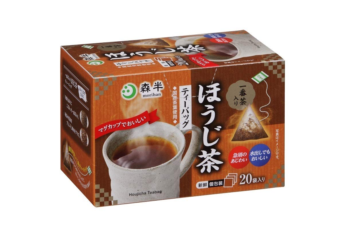 

Morihan Hojicha with Ichibancha 36g x 20 x 4 boxes (1.8g bags)