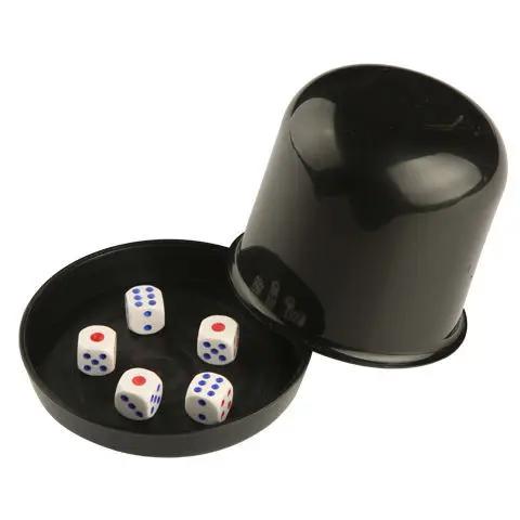 2026 New One-piece set Gaming Dice Set Plastic sieve shake cup tabletop game toys