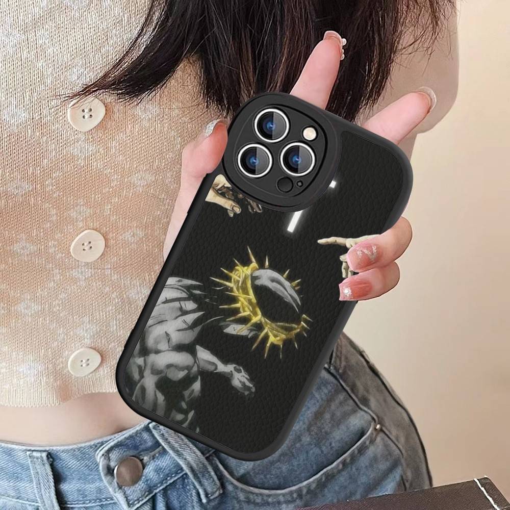 Son Of God Jesus PU Leather Phone Case For IPhone 16 15 14 13 12 11 Pro Max Plus Back Fundas