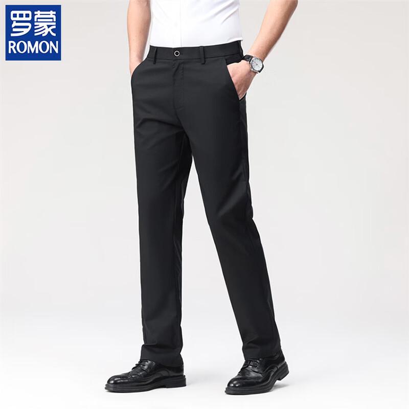 Мужские брюки ROMON из ледяного шелка прямого кроя в стиле business casual 40