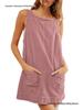 Women's Corduroy Sleeveless Vest Dress for Autumn/Winter – European & American Style Casual Wear