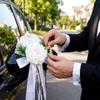 Ribbon Bow Wedding Decor Simulation Rose Car Decoration Artificial Rose  Door Handle