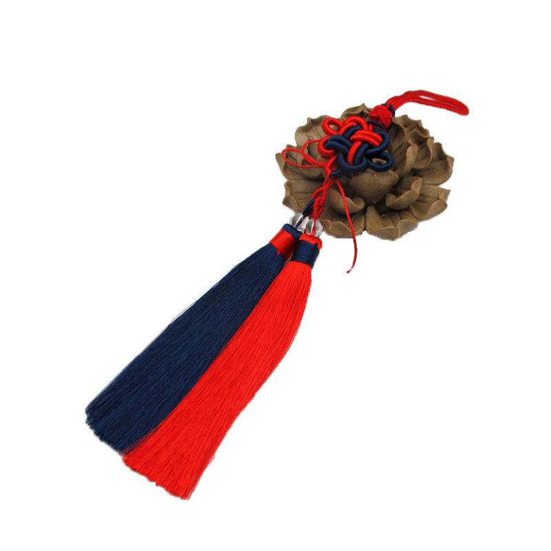 Pandantiv cu ciucure nod chinezesc bicolore pentru meșteșuguri DIY