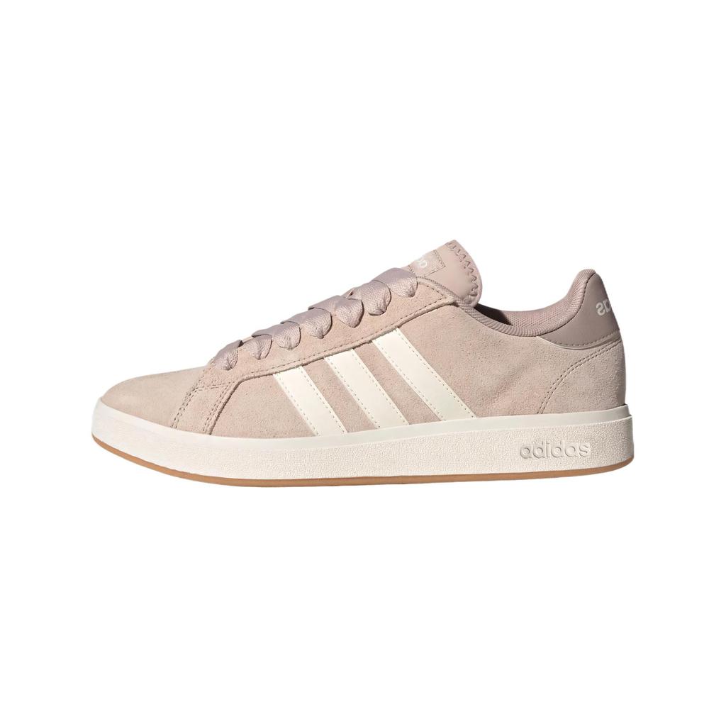 New Adidas Grand Court Base 00s Wear-Resistant Low-Top Skateboard Shoes Men's Brownish-white-gray JQ2721